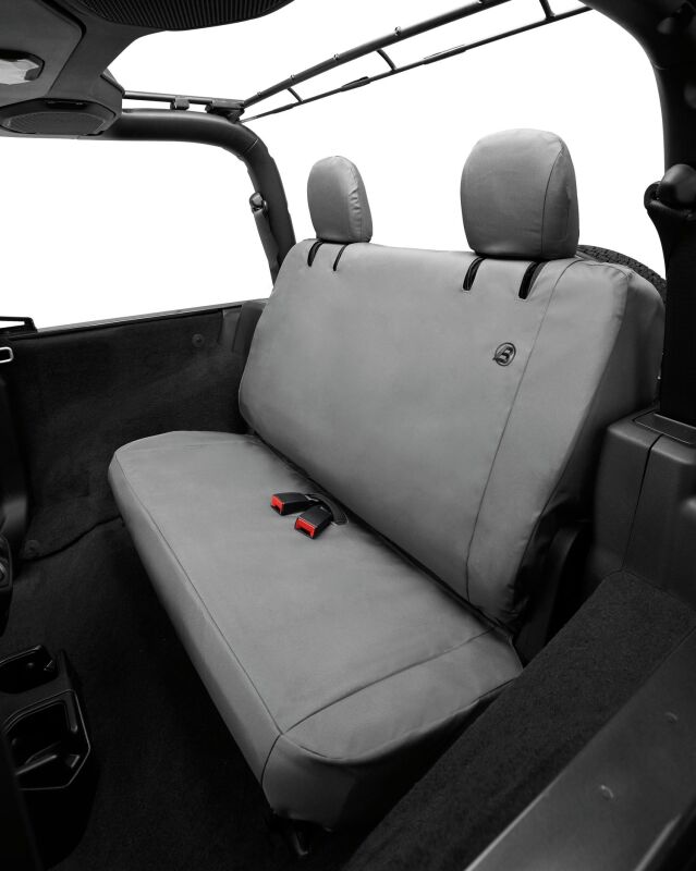 Bestop 18-23 Jeep Wrangler JL 2-Door Rear Seat Covers (Charcoal)