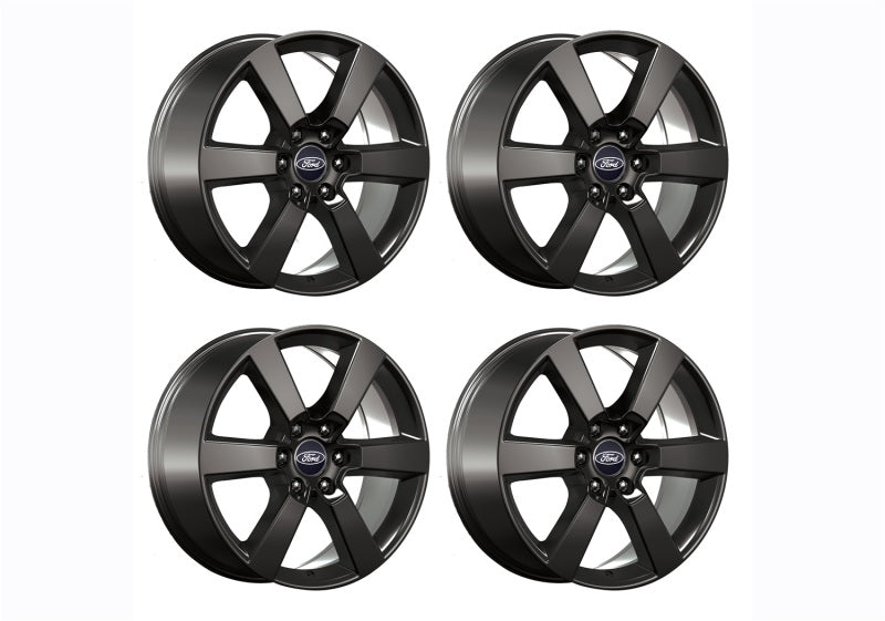 Ford Racing 15-16 F-150 20in x 8.5in Wheel Set with TPMS Kit - Matte Black
