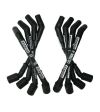 Moroso GM LS Ultra 40 Custom Fit Sleeved Ignition Wire Set 8in 135 Deg Boots - Black