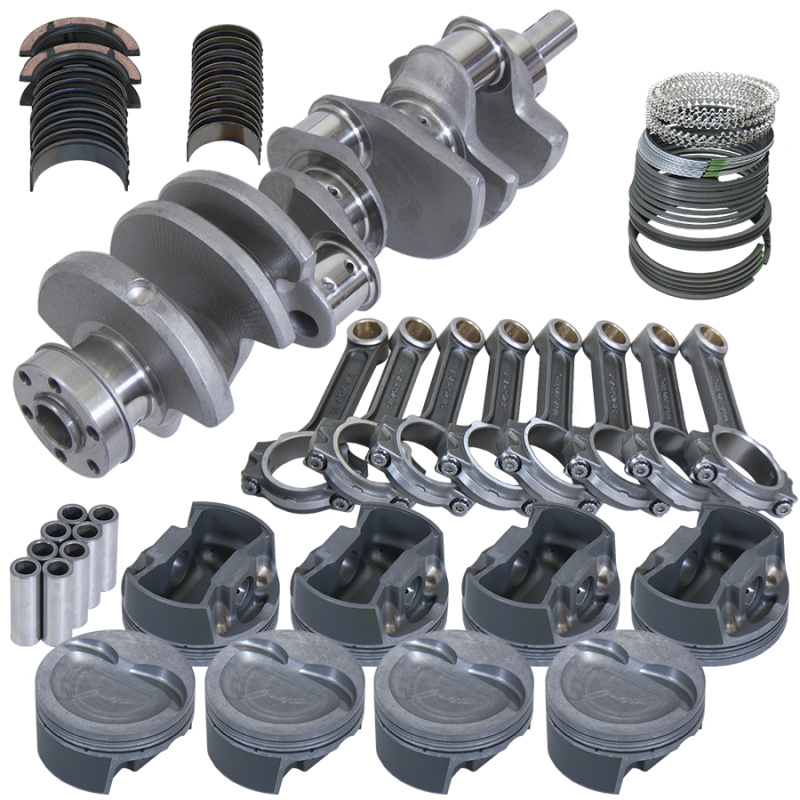 Eagle Ford 351W 4.000in Crank 2.750in Mains 6.250in I-Beam Rods 4.125in Pistons Balanced Assembly