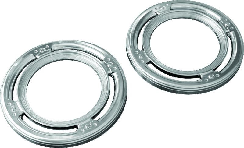 Kuryakyn Rear Speaker Accents For Harley-Davidson Chrome