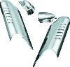 Kuryakyn Lower Leg Deflector Shields 00-13 Touring Chrome