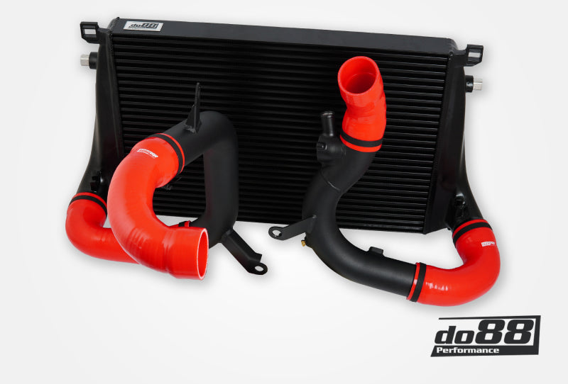 do88 VAG 2.0T EA888 Gen4 (300+hp) BigPack Intercooler Kit w/Red Hoses