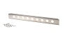 Kentrol 45-86 Jeep CJ 42 Inch Front Bumper with holes - Polished Silver