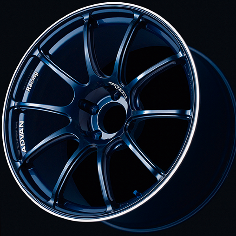 Advan RZII 17x7.5 / +35 Offset / 5x100 / 63mm Bore / Racing Indigo Blue and Ring