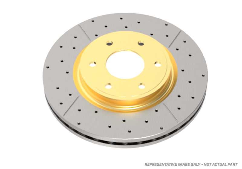 DBA 07-11 Dodge Nitro Rear Street Drilled & Slotted Rotor