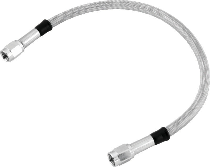 Twin Power 56 Inch Clear Coated Dot Stainless Steel Brake Hose AN-3