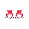Power Stop 04-05 Cadillac DeVille Rear Red Calipers w/Brackets - Pair