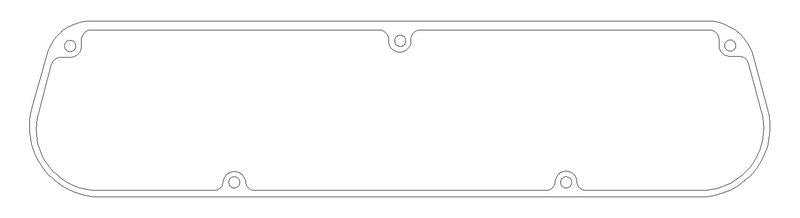Cometic Chrysler A4 Midget/A8 Sprint Car Block .060in AFM Valve Cover Gasket - With W9 Cylinder Head