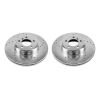 Power Stop 03-05 Land Rover Range Rover Front Evolution Drilled & Slotted Rotors - Pair