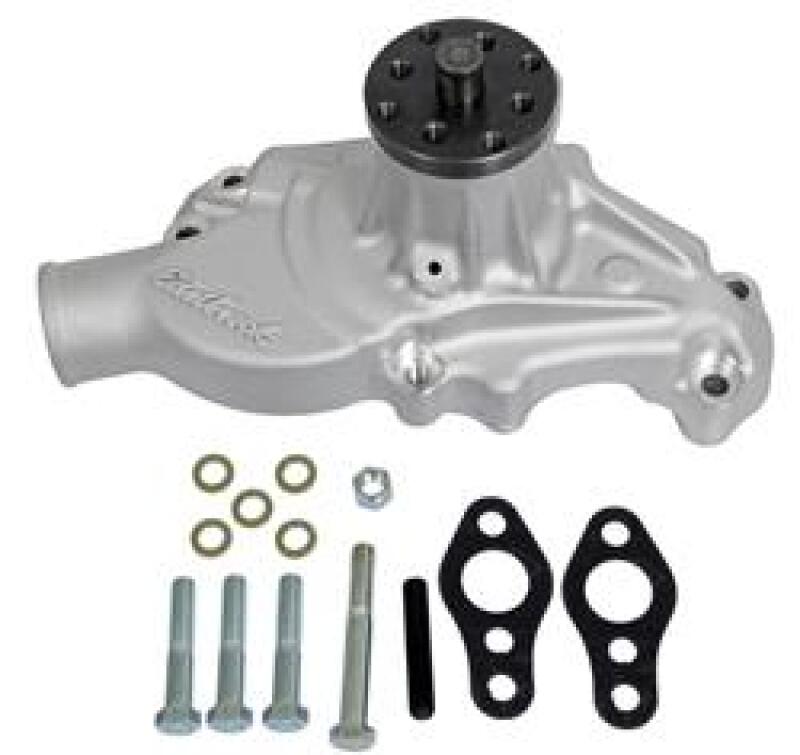 Edelbrock Water Pump for Small-Block Chevy Street Rods in Satin Finish