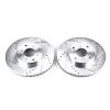 Power Stop 93-96 Honda Prelude Front Evolution Drilled & Slotted Rotors - Pair
