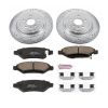 Power Stop 08-14 Cadillac CTS Rear Z23 Evolution Sport Brake Kit
