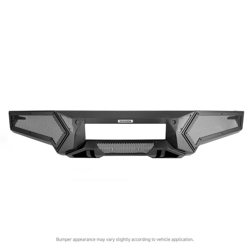 Go Rhino 19-24 Ram 1500 (Excl. Rebel/Warlock/TRX) Element FR Bumper w/Fixed Lgt Bar Mount - Tex. Blk