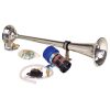Kleinn Chrome Direct Drive Single Horn/ 13.5In - Chrome-Plated Spun Copper