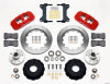 Wilwood AERO6 Front Hub Kit 14.00-Red Chevy C-10 60-87 CPP Drop Spindle