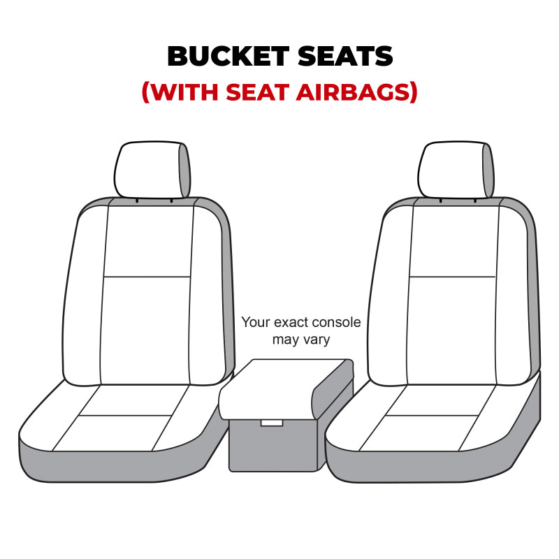 Covercraft 11-16 Dodge Ram Carhartt Super Dux SeatSaver Custom Front Row Seat Covers - Black