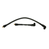 Moroso Harley-Davidson 80-84 FL / 84-99 FLST / 91-98 FXD Sleeved Ultra 40 Wire Set - Black