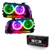 Oracle 05-10 Dodge Charger SMD HL (Non-HID) - ColorSHIFT w/ BC1 Controller