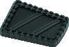 Kuryakyn Riot Brake Pedal Pad FL Models Satin Black