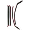 Westin 2000-2005 Ford Excursion In-Channel Wind Deflector 4pc - Smoke
