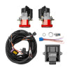 Wilwood Electronic Parking Brake Rear Retrofit Kit - 1.250in Rotor Red