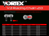 Vortex Racing V3 2.0 Master Link Rivet 520RX3-RCL- Gold