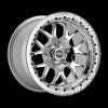 Weld S77 15x10 / 6x139.7mm BP / 6.5in. BS Polished Wheel (Medium Pad) - Black HD Beadlock MT