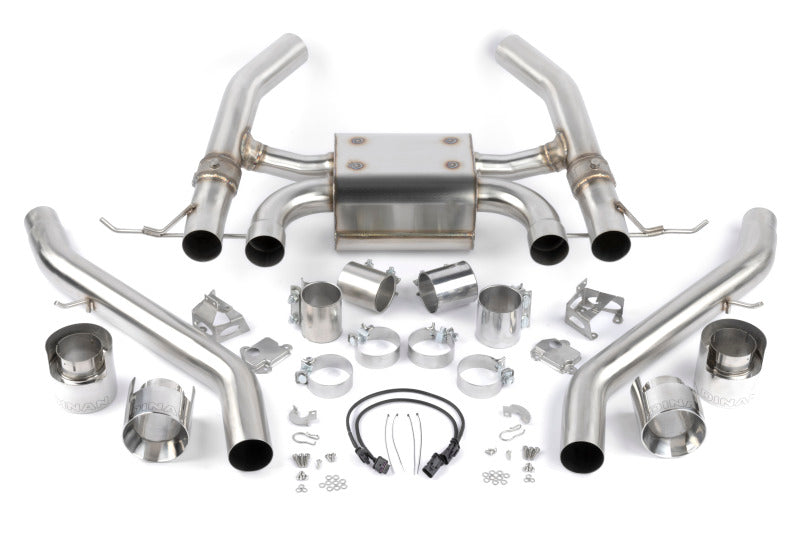 Dinan 21-27 BMW M3/M4 (G80/G82/G83) Valved Axleback Exhaust System - Polished Tips