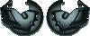 Kuryakyn Brake Rotor Cover Honda 01-17 GL1800 Except Airbag Models - Gloss Black