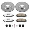 Power Stop 06-12 Mitsubishi Eclipse Front Z26 Street Warrior Brake Kit