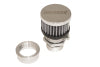 Moroso Weld-On Valve Cover Breather Kit - Aluminum Valve Covers - Chrome Finish