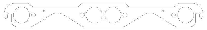 Cometic Chevrolet Gen-1 Small Block V8 .030in MLS Exhaust Manifold Gasket Set - 1.500in Round Port