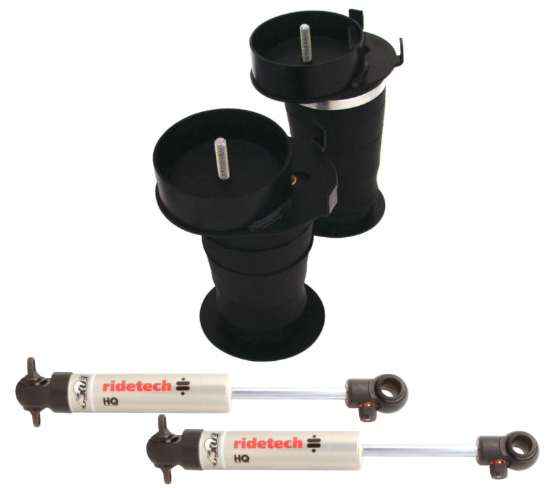 Ridetech 65-70 Pontiac Fullsize Rear CoolRide Air Spring & HQ Shocks