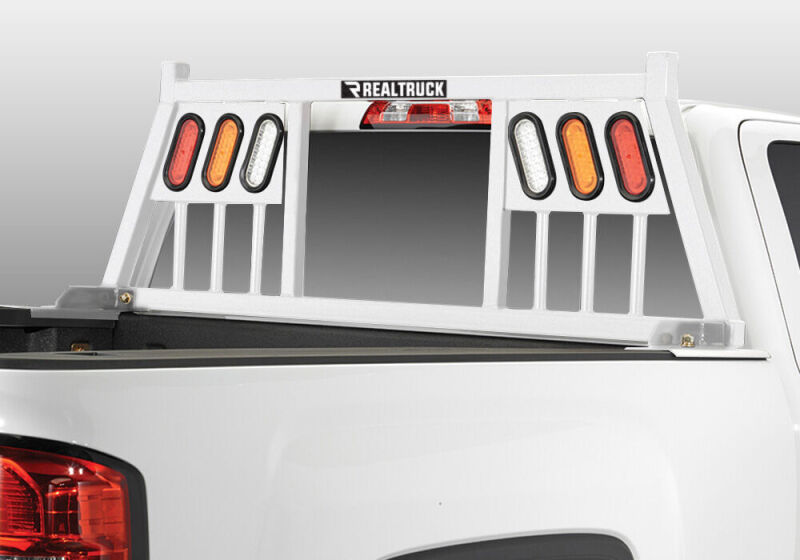 BackRack 99-22 Ford F-250/350/450 SD Three Light Rack Frame ONLY (Req. HW) - White