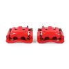 Power Stop 05-12 Ford F-350 Super Duty Rear Red Calipers w/Brackets - Pair