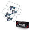Oracle GMC Sierra 07-13 Halo Kit (New Square Ring Design) - ColorSHIFT w/ BC1 Controller