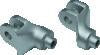 Kuryakyn Splined Front Peg Adapter Triimph Bonneville Silver