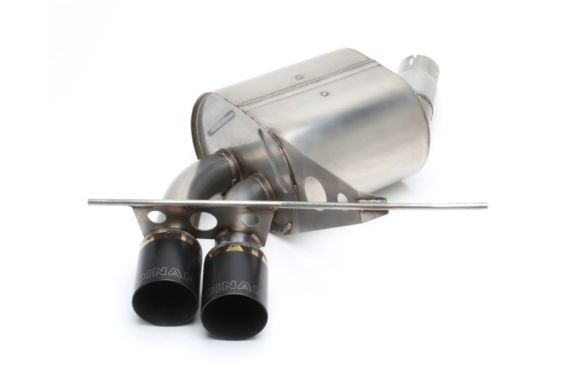 Dinan 08-13 BMW 135i/135is (E82/E88) Free Flow Axleback Exhaust System - Black Tips