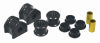 Prothane 05+ Ford Mustang Rear Sway Bar Bushings - 18mm - Black