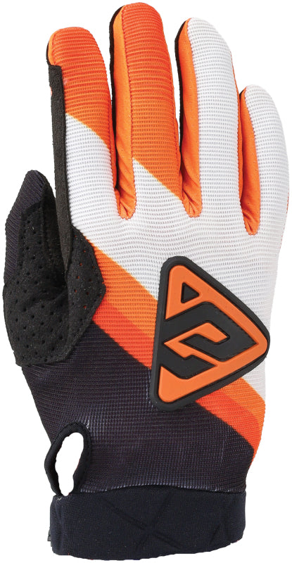 Answer Peak Flo Gloves Black/Hyper Orange/White - Medium