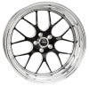 Weld S77 20x7 / 5x115mm BP / 2.3in BS Black Wheel (High Pad) - Non-Beadlock