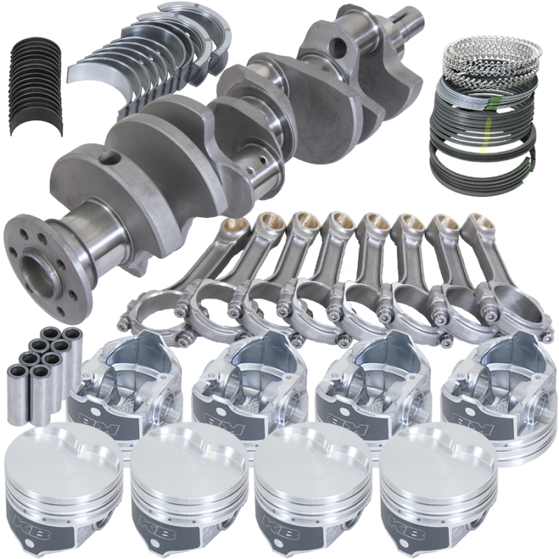 Eagle Chrysler 360 3.580in Crank 6.123in I-Beam Rods -5cc Flat Top 4.000in Pistons Rotating Assembly