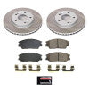 Power Stop 20-23 Kia Soul Front Semi-Coated Rotor Kit