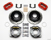 Wilwood Dynapro Low-Profile 11.00in P-Brake Kit Drill-Red New Big Ford 2.50in Off Staggered Mount