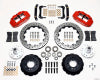 Wilwood Narrow Superlite 6R Front Hub Kit 12.88in Drill Red 79-81 Camaro