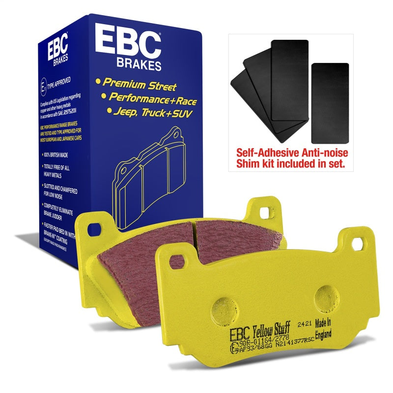 EBC 08-11 Lotus Exige 1.8 Supercharged (240) Yellowstuff Front Brake Pads