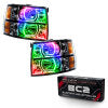 Oracle 07-13 Chevrolet Silverado SMD HL - Black - Square - ColorSHIFT w/ BC1 Controller