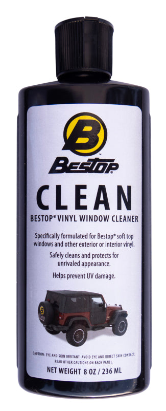 Bestop One 8-Oz. Bottle Bestop Vinyl Window Cleaner (Boxed)