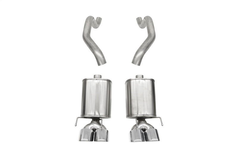 Corsa 2005-2007 Chevrolet Corvette (C6) 6.0L/6.2L Polished Sport Axle-Back Exhaust w/4.5in Tips